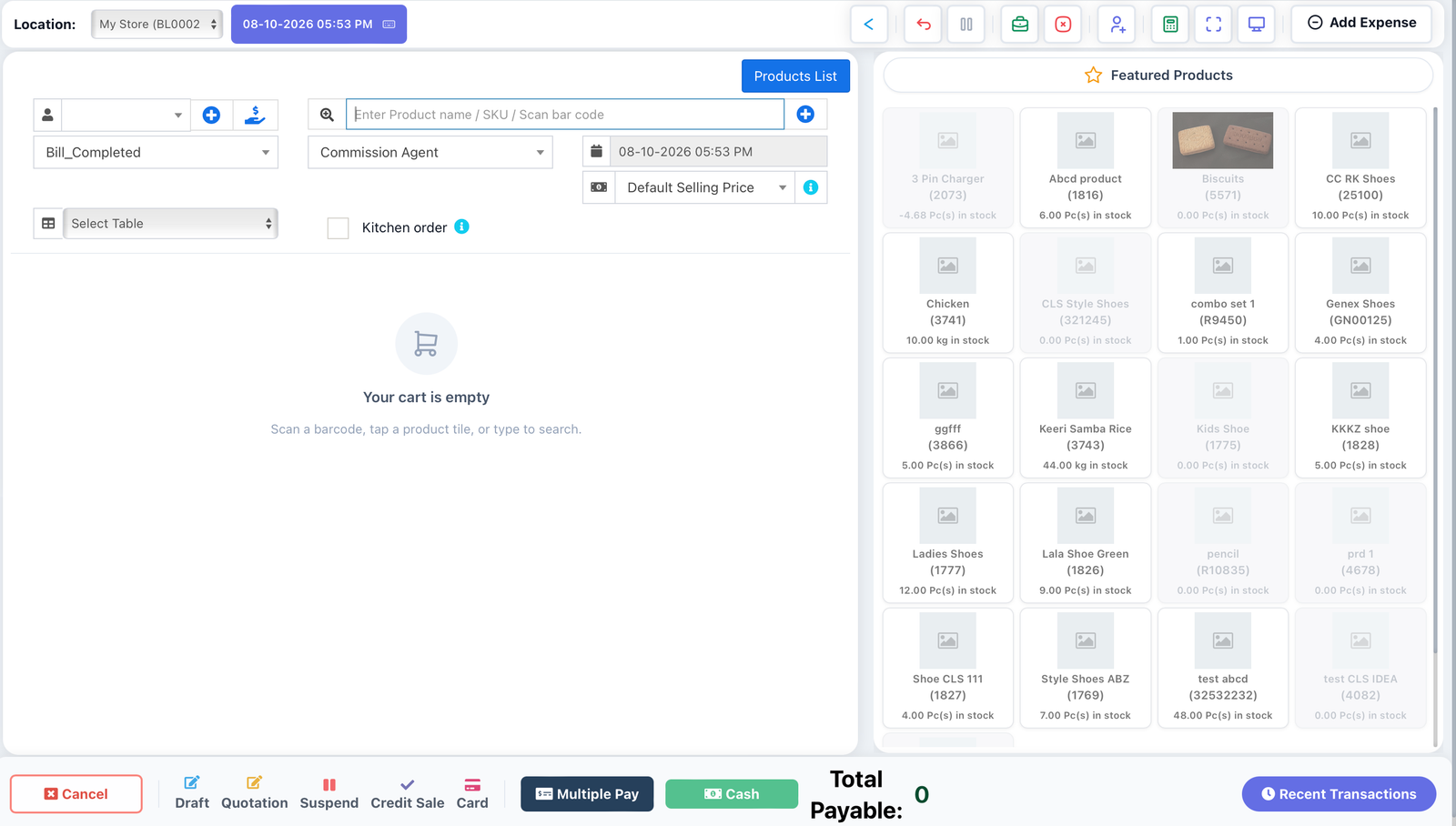 CPOS ERP pos interface